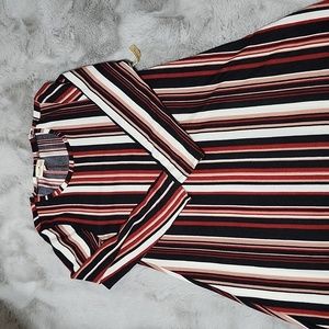 Stripped Sweater Dress